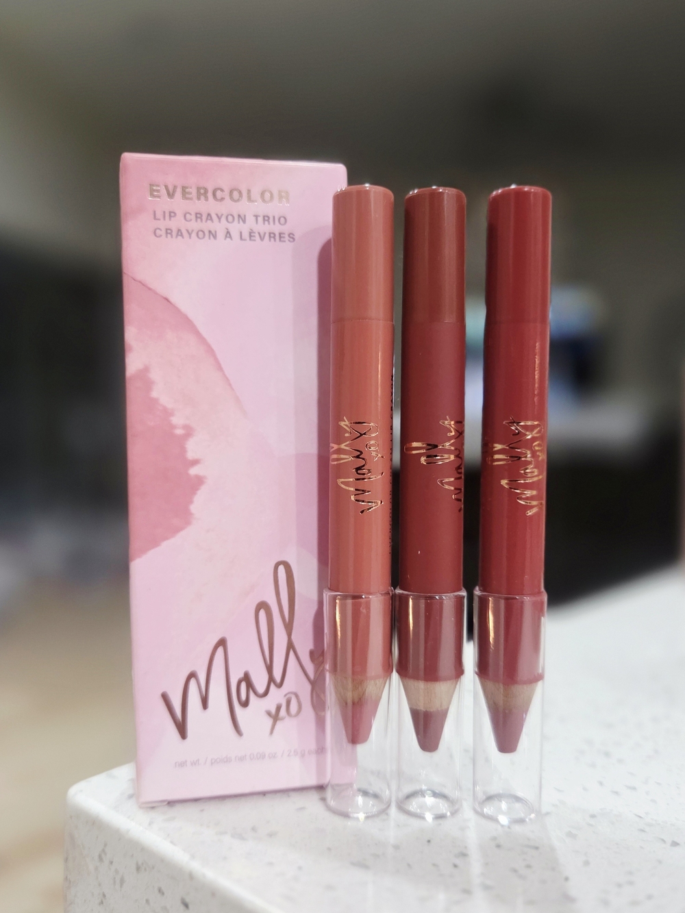 Evercolor Mally XO Lip Crayon Trio - Pink, Rose, Mauve